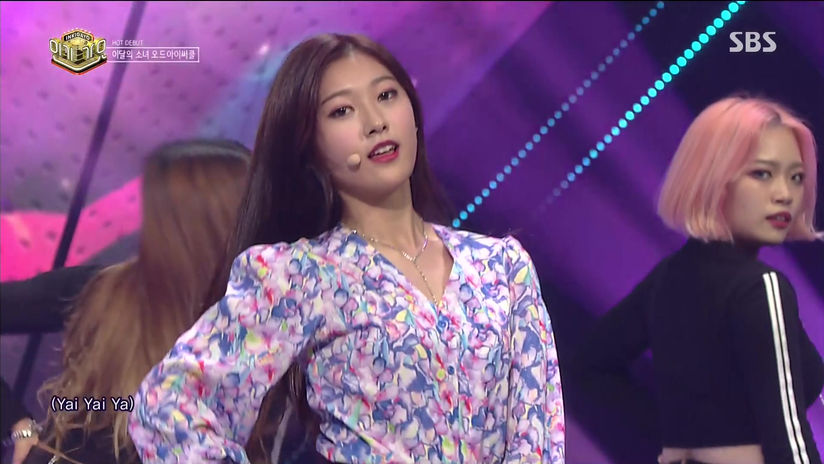 LOOΠΔ/Odd Eye Circle (이달의 소녀/오드아이써클) - Girl Front @인기가요 Inkigayo 20170924